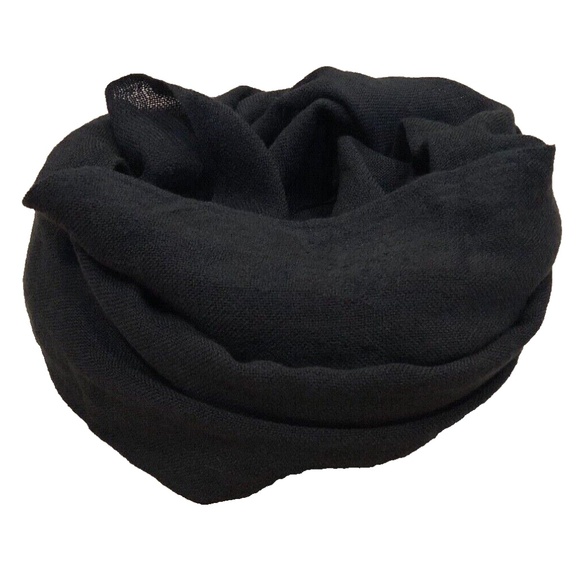 (NWT) Collection Eighteen XllX Black Oversized Eyelash Fringed Wrap/Scarf OS - Picture 9 of 14